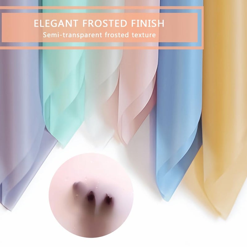 BBJ WRAPS White Flower Wrapping Paper, Waterproof Floral Bouquet Wrapping Paper Korean Florist Packaging Supplies 20 Counts (white) - Image 2